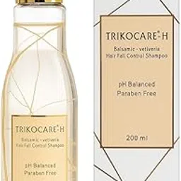 Trikocare-H Balsamic Vetiveria Hair Fall Control Shampoo 200ml | Strengthening & Nourishing Hair | For Healthy, Strong Hair | Suitable for All Hair Types-picture-23