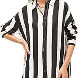 sassafras Women Polka Dot Oversize Shirt image 1