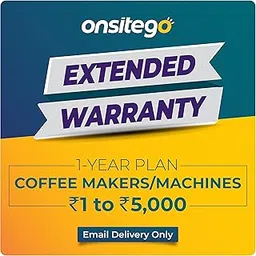 Onsitego 1 Year Extended Warranty for Coffee Makers/Machines (Rs.0 to 5000) (Email Delivery - No Physical Kit)-picture-34
