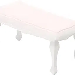 Miniature Furniture, Doll House Furniture, White Desk for Dollhouse Suitable for Dollhouse Collectors and Miniature Model Enthusiasts-picture-11