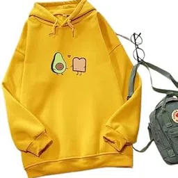 pdkfashions Printed Solid Hoodie for Women Stylish Winter Wear Cotton Hooded Sweatshirt-picture-48