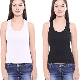 bodycare Women's Pack Of 2 Racerback Relaxed Fit Camisole E22-picture-33