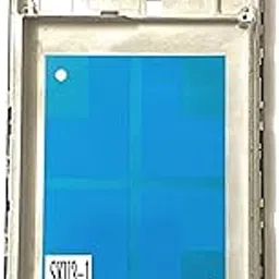 Mozomart LCD Middle Frame Crome Body for Samsung M02 : Black-image-1