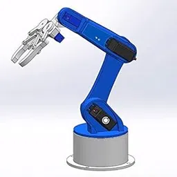 Printed Bots - High Quality - Robotic Arm with 5 Degree of Freedom (Compatible with Bluetooth Smart phone Control) (3D Printed Plastic Parts only)-picture-19