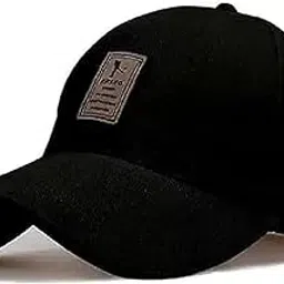 Men’s & Women’s Cotton Baseball Cap | Adjustable Solid Color Casual Sports Hat with Stylish Patch | Lightweight Outdoor Sun Protection Cap for Travel, Running, Golf-picture-62