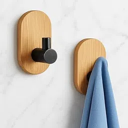 JIALTO Hanging Hooks - Adhesive Wall Hook 2Pcs, Hooks for Wall Without Drilling, Towel Hooks, Coat Hook, Robe Hook, Door Hanger Towel, Bathroom Bedroom Kitchen Hotel Pool-picture-25