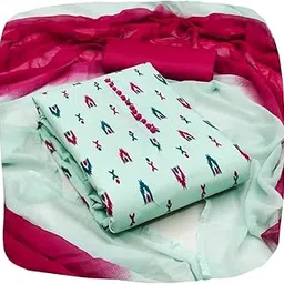 ethnicjunction Women's Cotton Slub Printed Unstitched Salwar Suit Dress Material-picture-26