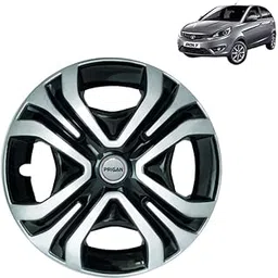 Prigan Wheel Cover for TATA Bolt 14 Inch Black Silver Wheel Cap (Available in 12,13,14,15 Inch) (Set of 4 Pcs) (Press Fitting) Model- Tiago-T2-DC-14-picture-16