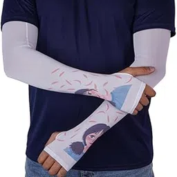 Arm Sleeves Men & Women Sunlight Protection Protection from Dust, Pollution, Sunburn, UV Protection - Suitable for, Sports - Hand Summer Gloves 1 Pairs-image-18