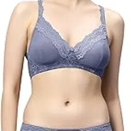 sonari Carter Bridal Lingerie Set for Women | Lace Design | Non-Padded | Medium Coverage | Adjustable Straps-picture-52