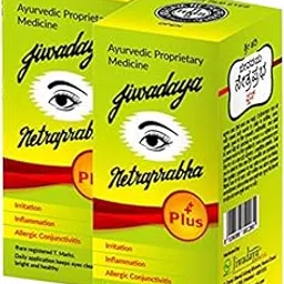 Jiwadaya Healthcare Pvt. Ltd. Netraprabha Plus Ayurvedic Herbal Eye Drops for Dry Eyes, Conjunctivitis, Swelling, Irritation, Tearing, Refreshing, Strained Eyes etc - 10ml - Pack of 2-picture-18
