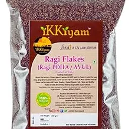 ikkiyam Ragi Flakes (Avul) Whole Grain Finger Millet | Fresh Poha | Breakfast Millet Pohe Loaded with Calcium & Nutrients | Unflavoured Gluten Free | Ragi Alternative to Oats | 1 kg Pack-picture-12