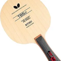 Butterfly TB5 Alpha FL Blade - 5-Ply All-Wood Blade - Professional Table Tennis Blade - Available in FL shakehand Handle Style - for Beginner to Intermediate Level-image-52