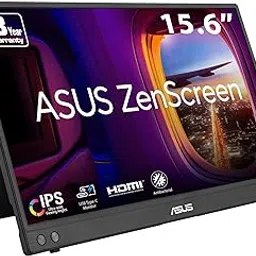 ASUS ZenScreen 16” (15.6 inch viewable) 1080P USB-C Portable Monitor (MB16AHV) - Full HD, IPS, Blue Light Filter, Anti-glare, Mini HDMI, Kickstand, Tripod Mountable, Protective Sleeve, 3 year warranty-picture-39