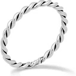 Twist Ring 925 Solid Sterling Silver Intertwined Rope Stacking Band Twisted Braided Style-picture-47