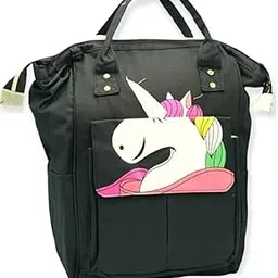 Unicorn Baby Diaper Bag Stylish Baby Diaper Bag Backpack for Mother Bag with Holder Diaper Changing Multi Compartment for Travel Nappy Tote Backpack-image-17