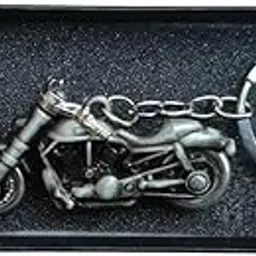 Royal Bullet Antique Bike Key Chain For Bike | Scooty | Car Keys (Grey)-image-83