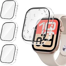 Tensea [3PCS for Apple Watch Screen Protector Case 40mm SE 3/SE 2rd Generation/SE/Series 6/5/4 Accessories, iWatch Protective Face Cover for Women Men, Bumper Tempered Glass for iPhone Watch 40 mm-picture-14