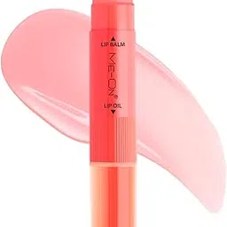 ME-ON Juicy Lips Duo | pH Lip Balm + Lip Oil Combo | Hydrating & Nourishing | Non-Sticky Gloss | For Dry & Chapped Lips | Soft, Glossy Finish | Travel-Friendly Lip Care (6.1 gm, Peach)-picture-44