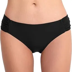 vogueric Women's Bathing Suit Bottoms Full Coverage Ruched Bikini Tankini Bottom Swimsuit Brief image 1