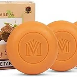 MDM Herbal Soap Sandal Wood Natural Cleanser With Pure Sandalwood Oil - Pack of 3-image-38