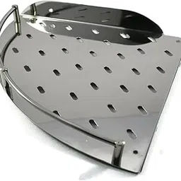 KSIS Bathroom Corner Shelf 9 Inch Size Stainless Steel SS 304 Wall Mounted-picture-32