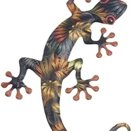 TRENDYNEST® Metal Lizard Wall Decor Metal Animal Statues For Home Garden Indoor Outdoor 30.8X23Cm Brown | Home & Garden | Holiday & Seasonal Dãƒâ©Co | Christmas & Winter | Wall Dãƒâ©Co-picture-10