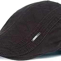 zacharias Men's 100% Cotton Beret Golf Cap A9-01 (Free Size_Pack of 1)-picture-31