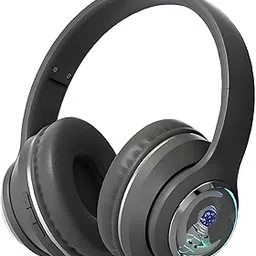 PunnkFunnk Newly Launched Astro Junior BT v5.3 Noise Cancelling Wireless Over-Ear Bluetooth Headphones Hi-Res Audio, 40mm Driver, Deep Bass, Memory Foam Ear Cups, for Kids Teens Adults(Black)-picture-26