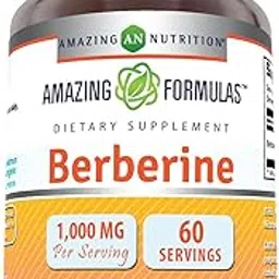 Amazing Nutrition Amazing Formulas Berberine Plus 500mg 120 Capsules-picture-49