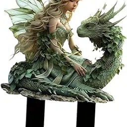 CALANDIS™ Garden Fairy Dragon Stake 2D Ornament Lawn Sign Decor for Lawn Patio Walkway | Plaques & Signs | Home Dacor-image-41