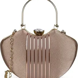 lavie Lip Handle Framed Clutch | Ladies Purse | Gift For Women-picture-35