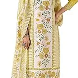 dravinam trends Women's Unstitched Salwar Suit Dress Material - Cotton Printed Hand Embroidered Kameez II Unstitched Bottoms II Cotton Dupatta-picture-16