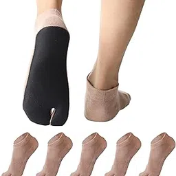 footmate Women Toe Socks, Cotton Socks with-picture-44