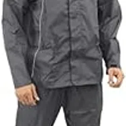 mallcom Stratus PU Coated Jacket and Trouser Rainwear Garments with Reflective Silver Piping (Pack of 1)-picture-45