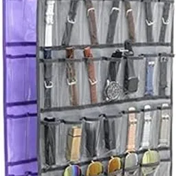 generic ANY TIME Over The Door Watch Organizer (Grey)-picture-14
