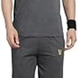 mack jonney VIMAL JONNEY Anthracite Cotton Solid CO-ORD Set Tracksuit for Men-ANT_T_D10._02-P-picture-28