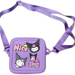 nia creations Cute Cartoon Sling Bag for Kids | Cute Square Crossbody Bag with Chain Strap | Stylish Gift for Girls-picture-10