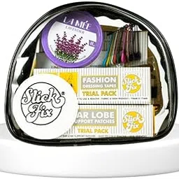 SlickFix Fashion Emergency Kit with Travel Pouch | 13 Must-Have Fashion & Wardrobe Fix Essentials – Safety Pins, Dressing Tape, Nipple Pasties, Shoe Bite Pads & More | Perfect for Travel, Weddings & Daily Use-picture-17