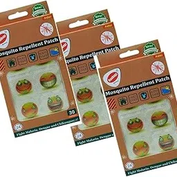 RunBugz 100% Natural Smiley Mosquito Patches for Babies with 12hr. Protection | With Citronella, Lemongrass & Eucalyptus Oil Protects from Dengue, Malaria, Chikunguniya 30 Patches (Pack of 3)-picture-20