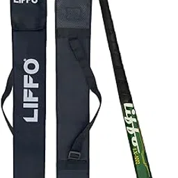 Liffo® LX-1002 Solid Wooden Hockey Sticks for Men and Women Practice and Beginner Level with Cover (Green)-picture-30