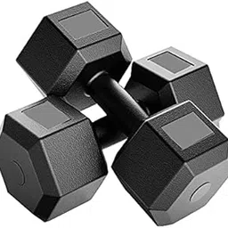 CORSO PVC Hex Dumbbells for Men & Women, PVC Dumbbell Plates Home Gym Combo, PVC Dumbbell Set, Adjustable Dumbbells, Weight Plates (2KG/PAIR)-image-35