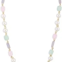 zaveri pearls Multicolor Beaded Contemporary Necklace & Chain For Women-ZPFK13764-picture-28