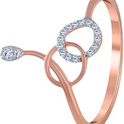 p.c. chandra jewellers 18k (750) Rose Gold and Diamond Ring for Women-picture-50