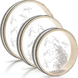 Fasmov 3-Piece Wave Bead Ocean Drum Set, Sea Wave Sound Drum Percussion with Hardwood Shell, 6 Inch, 8 Inch, 10 Inch-image-69