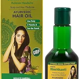 Maha HimShanti Ayurvedic Hair Oil, Natural Herbs, Scalp and Hair Medicine, Reduces Hair Fall, 2X Effective-picture-21