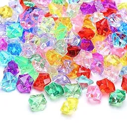 promote Trader 120 Pieces 14 mm Pirate Jewels Treasure, Acrylic Diamond Gems Plastic Jewels Large Multicolor Artificial Stones for Home Decoration-picture-25