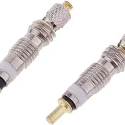 Calandis 2Pcs Silver Removable Presta French Valve Core Bike Tube Part mesh | Copper | 2 Pieces French Valve core-picture-23