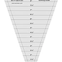 Isomars Triangle 30 Degree Quilting Scale - 9.5"-picture-11