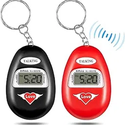 Talking Keychain Alarm Clock for Blind, Visually Impaired, Kids, Elderly - Small Digital Travel Alarm (2 Pack)-picture-61